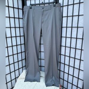 PGA TOUR Easy Pull On Men's Flat Front Golf Pant 40x32 Gray